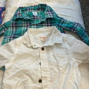 Toddler Boy’s button downs long sleeve shirt size 18M